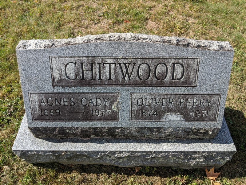 Chitwood's grave.