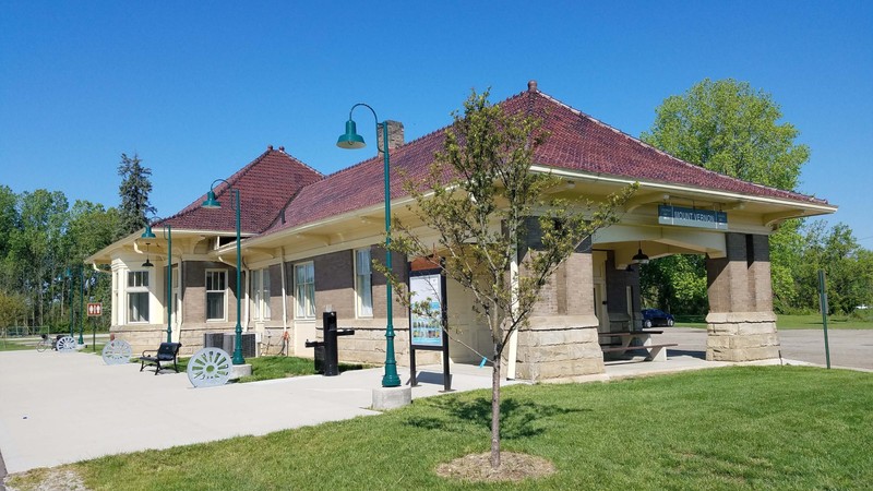 The train depot as it stands today,