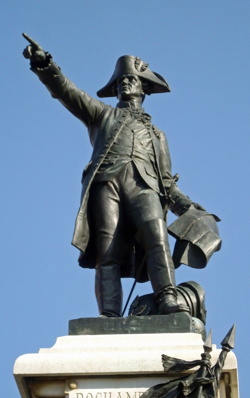 Rochambeau led French forces against Britain in the Battle of Yorktown