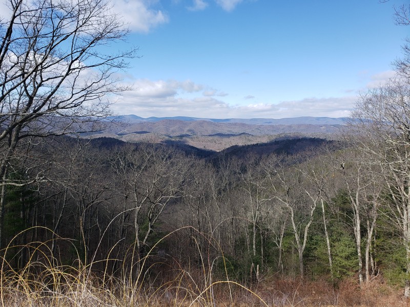 View of the valley west