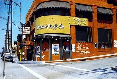 The old Cafe, which has since been replaced by the Capital One building on the corner 