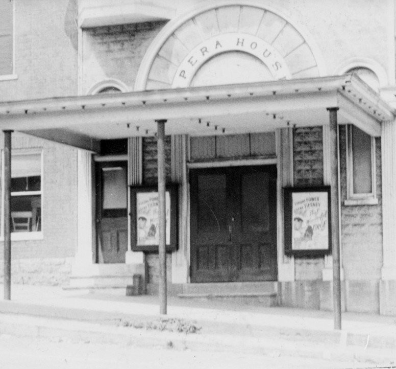 The Opera House (1948) 
Note the marquee and the movie posters. 
Courtesy of the Historic Shepherdstown Commission 