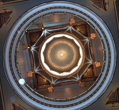 Interior of the Capitol dome (Connecticut State Capitol Tours)