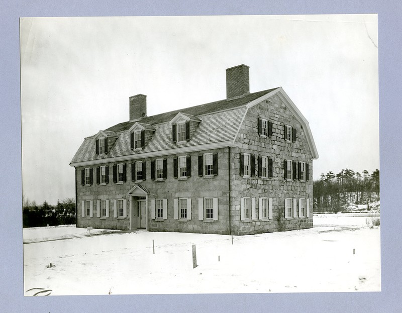 Stowe House in winter