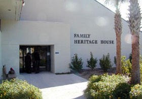 Entrance to the Family Heritage House