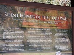 Silent Heroes of the Cold War plaque.