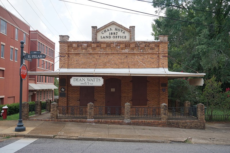 The 1897 Hoya Land Office is one of the best-preserved buildings in the city.