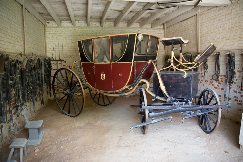 Similar carriage to the one Washington would have used on his journey.