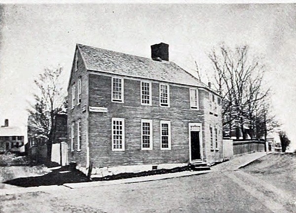 Original building of the NH Gazette printing office.