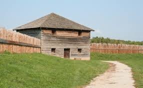 The centerpiece of this National Historic Landmark is the reconstructed fort and nearby visitor's center. 