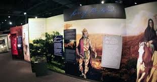 The Native American exhibit located at the Fort Meigs museum includes displays related to American, British, and Native leaders including Tecumseh