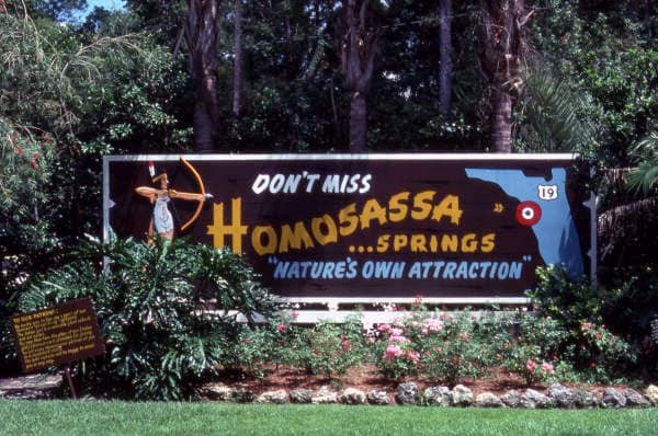 "Nature's Own Attraction" Sign