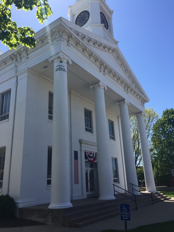 Lafayette County Courthouse was completed in 1847