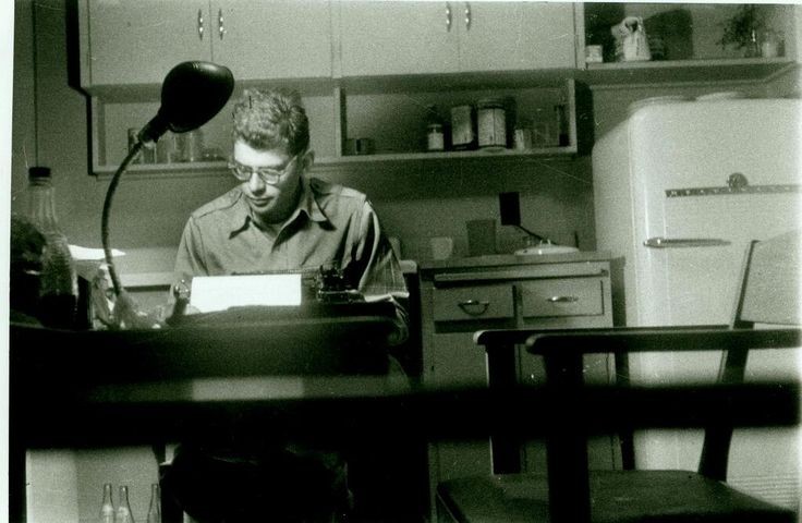 Ginsberg at work on "Howl"