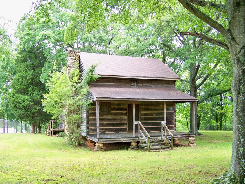 This historic log home was constructed in the late 18th century by a veteran of the American Revolution.