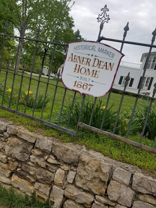 Sign for Abner Dean Home