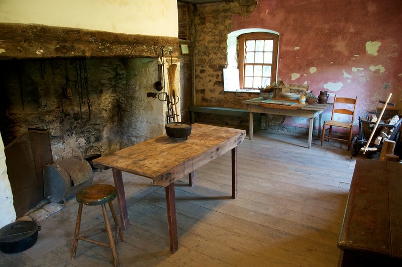 The kitchen within the Schifferstadt.