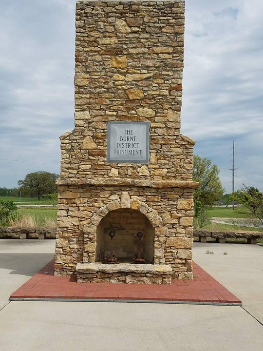 Burnt District Monument. 