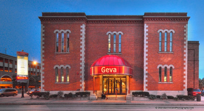 Front of the Geva Theatre Center building