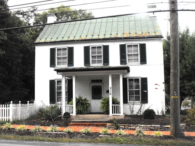 This is the current house that sits on top of the site of the James Rumsey House