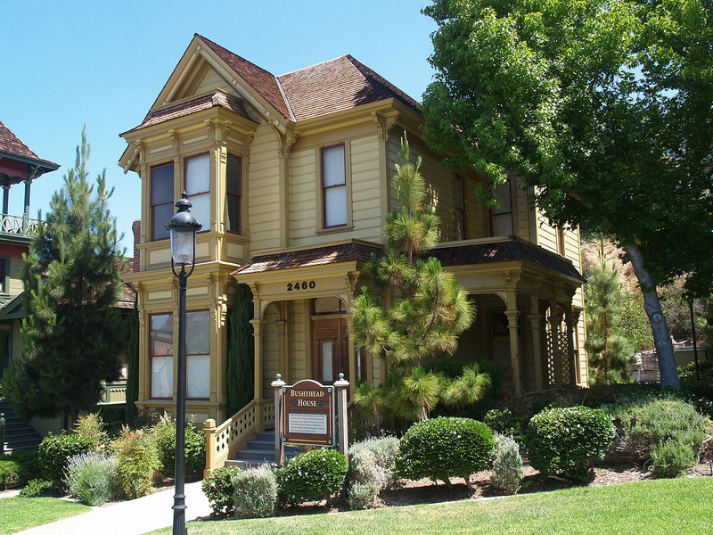 Bushyhead House- one of many Victorian homes in the park, was built by the chief of police and San Diego Union newspaper owner in 1887