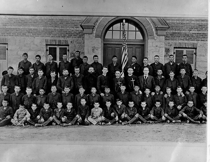 Students of St. Joseph's Indian Normal School, 1882