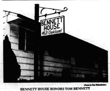 Photograph of the newly renamed campus ministry center when it was located on the Evansdale Campus. Photo credit: The Daily Athenaeum, March 24, 1970, 1-B.