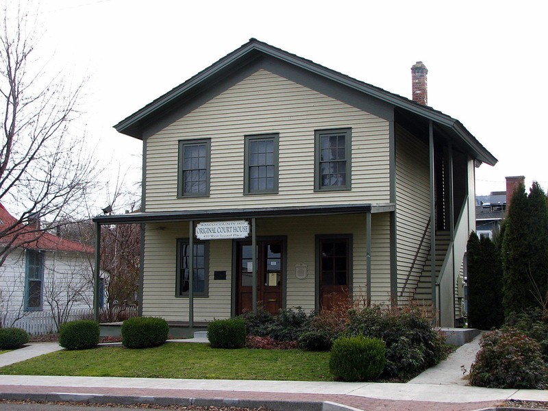 The Original Wasco County Courthouse was built in 1859 and is how a museum.