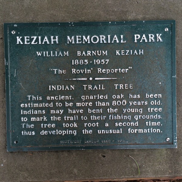 Marker at park