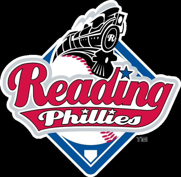 The Fightin Phils former team name, The Reading Phillies, team logo.