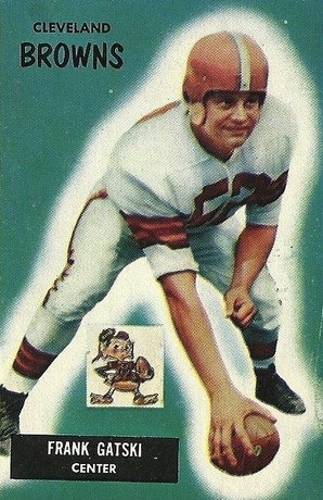 Frank Gatski played for the Cleveland Browns for 11 seasons from 1946-1956 and won eight championship games. Image obtained from Wikimedia.
