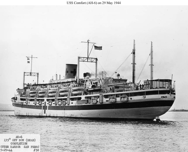 USS Comfort Hospital Ship