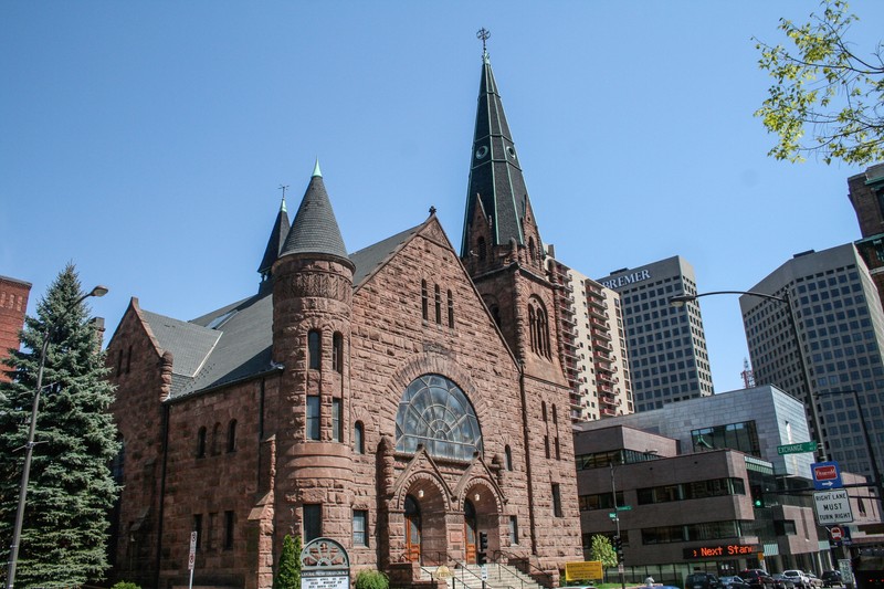 Central Presbyterian Church was built in 1889 by Warren Hayes and added to the National Register of Historic Places in 1986.