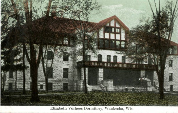 Postcard of Voorhees Dormitory