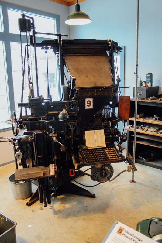 The Newspaper Office and Print Shop