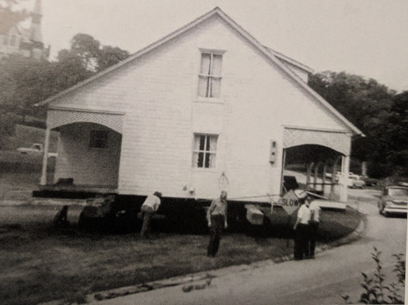 Park House being Moved, 1967.