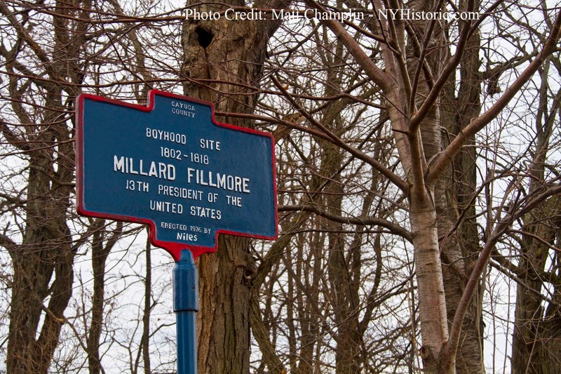 Fillmore Boyhood Home Site (Sign)