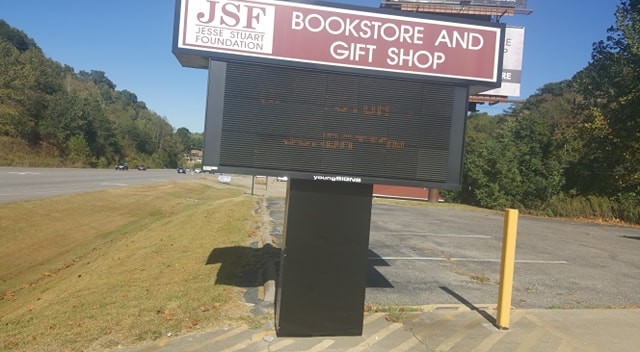 JSF Bookstore and Gift Shop Electronic Sign