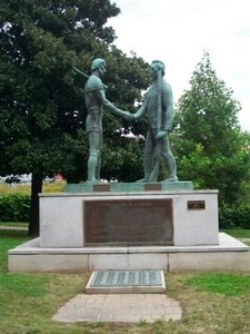 Founding of Nashville monument (image from the Historical Marker Database)