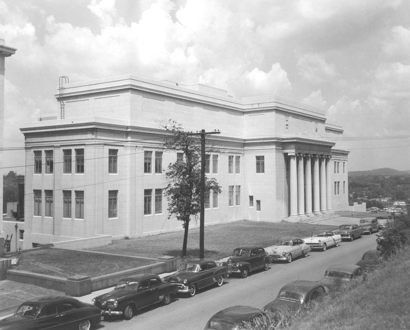 Tennessee State Library and Archives in the mid-1950s (image from Nashville Public Radio)