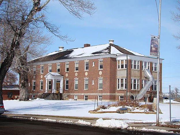 The Rosebud County Deaconess Hospital building was constructed in 1921. It was the county's first hospital.