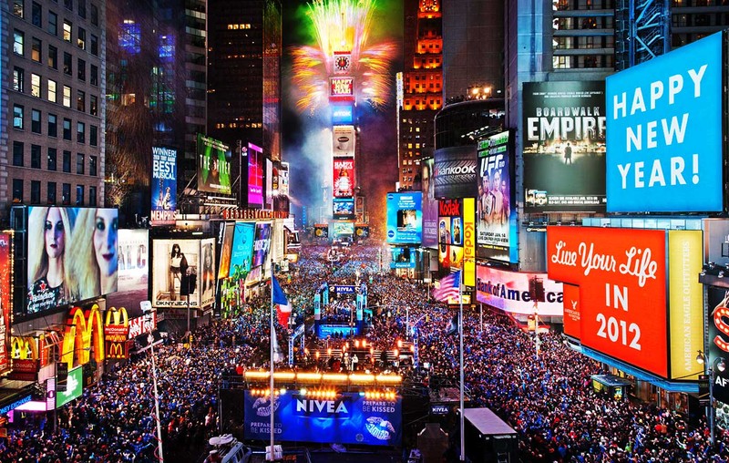 Times Square on New Year's Eve
Picture: Travelling Moods