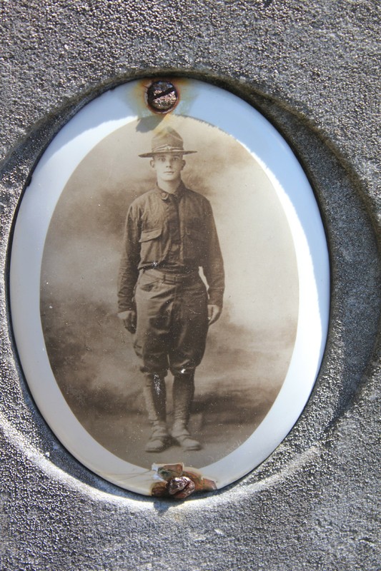 John W. Foster - Picture on headstone