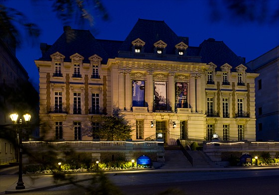 The Saint Louis University Museum of Art is located in the former St. Louis Club building, constructed in 1900.