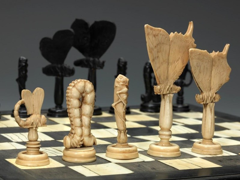 "Insect" chess board at the WCHOF 