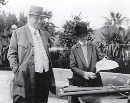 Julia Morgan with William Randolph Hearst