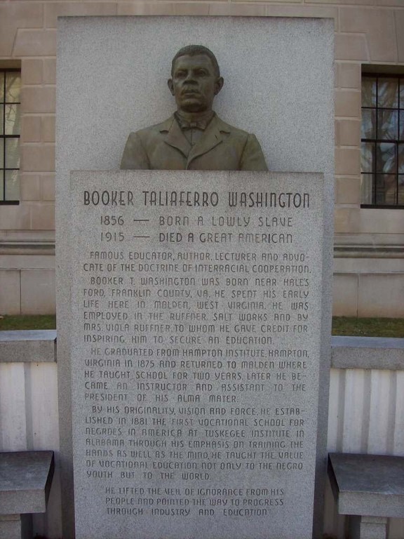 Booker T. Washington Memorial at West Virginia Capitol Complex.