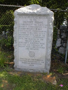 Brainerd Marker to the Cherokee Indians