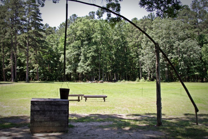 The Bennett Farm well with a view of the land. 