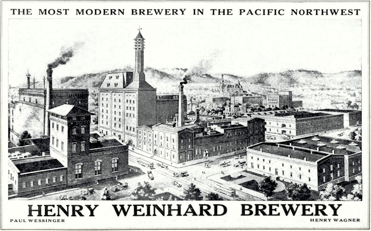 A historic image of the brewery from the website Brewerygems